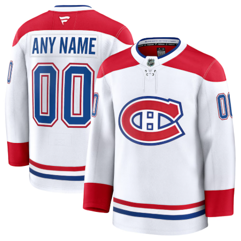 Men's Montreal Canadiens Active Player Custom Red 2024-25 Home Stitched Hockey Jersey