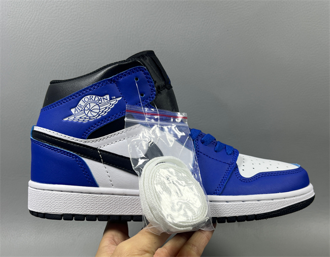 Women Running Weapon Air Jordan 1 Royal/White Shoes 516