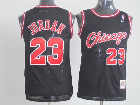 Toddlers Chicago Bulls #23 Michael Jordan Black Stitched Basketball Jersey