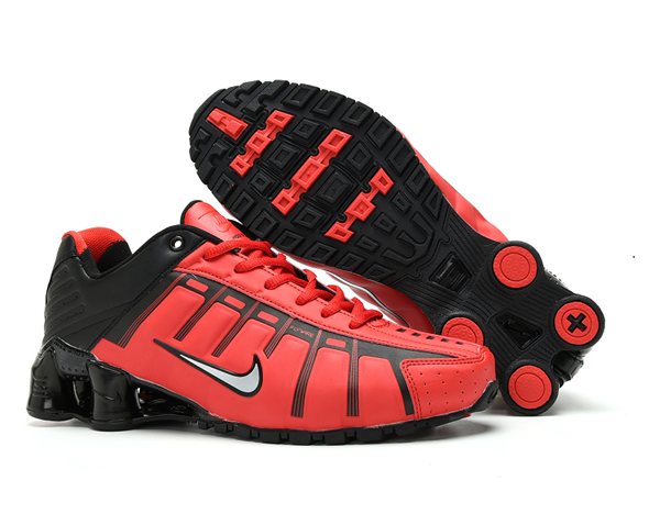 Men's Running Weapon Shox NZ Shoes Red/Black 001