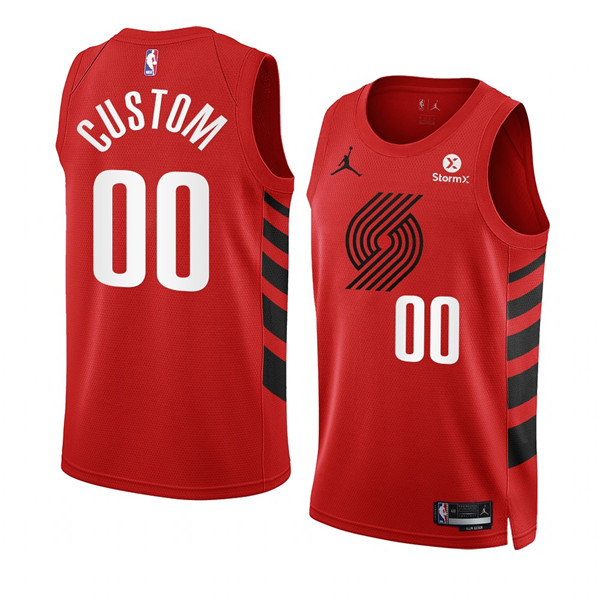 Youth Portland Trail Blazers Active Player Custom Red Statement Edition Swingman Stitched Jersey