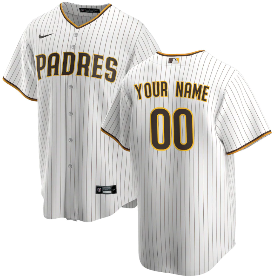 Youth San Diego Padres Active Player Custom White Cool Base Stitched Baseball Jersey