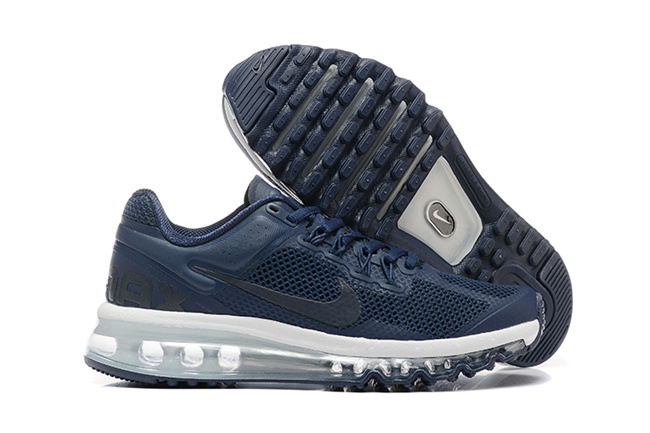 Women's Hot sale Running weapon Air Max 2013 Navy Shoes 001