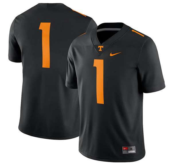Youth Tennessee Volunteers #1 Jalen Hurd Black Stitched Football Jersey