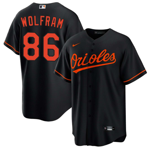 Youth Baltimore Orioles Custom Black Alternate Limited Stitched Baseball Jersey