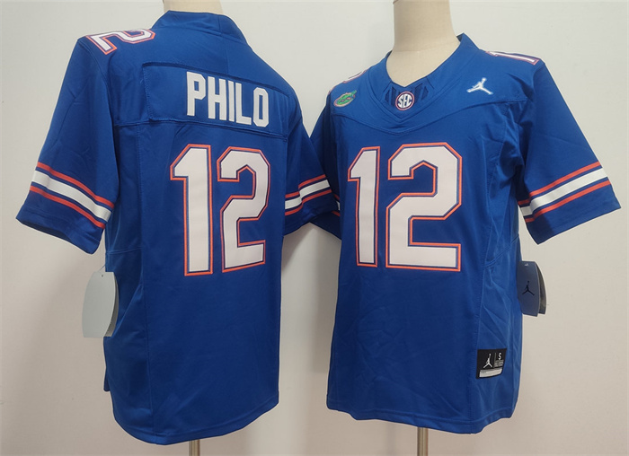 Men's Florida Gators #12 Aaron Philo Royal 2026 F.U.S.E. Stitched Jersey