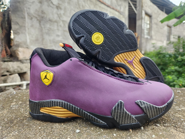 Men's Running weapon Air Jordan 14 Purple Shoes 027