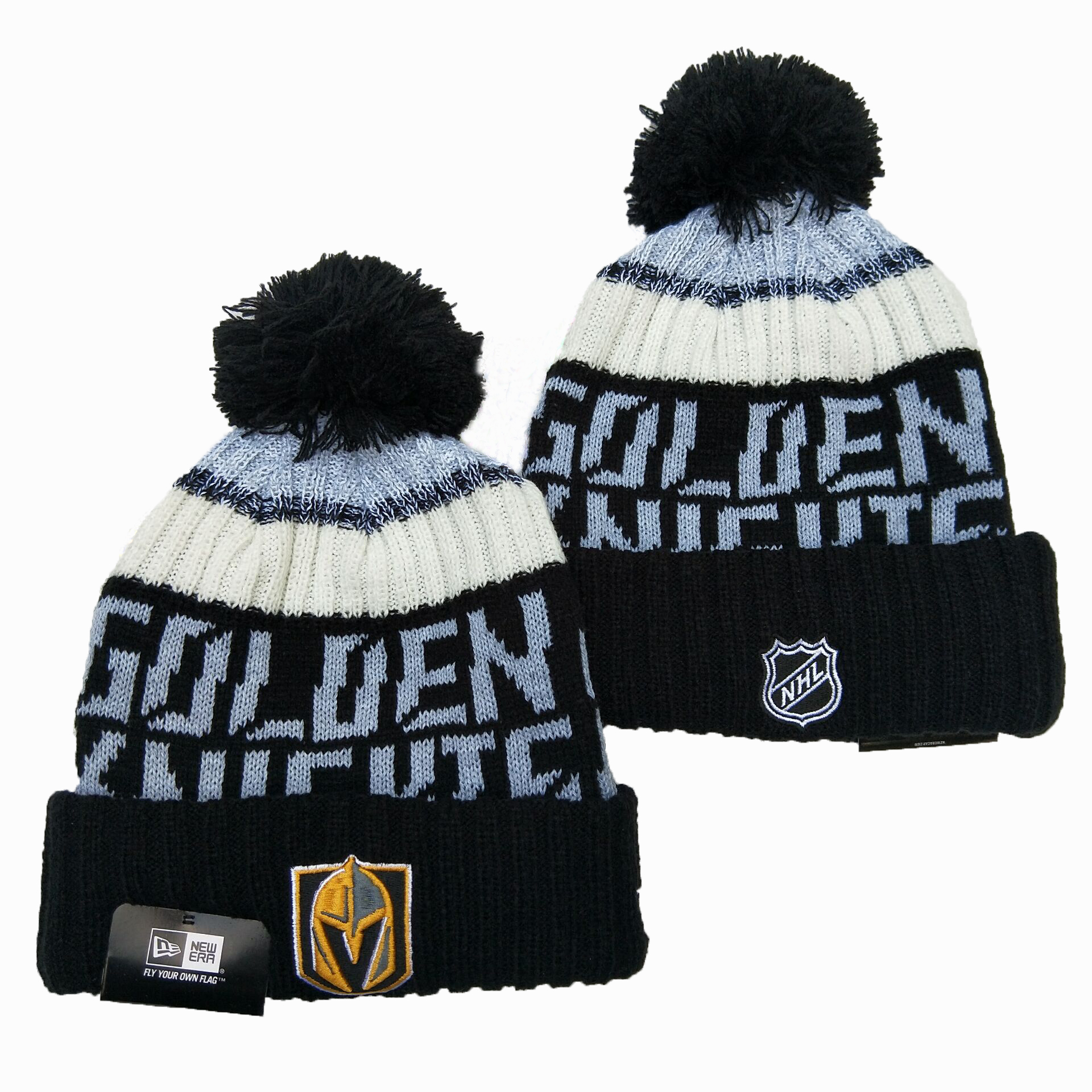 Vegas Golden Knights Knit Hats 001