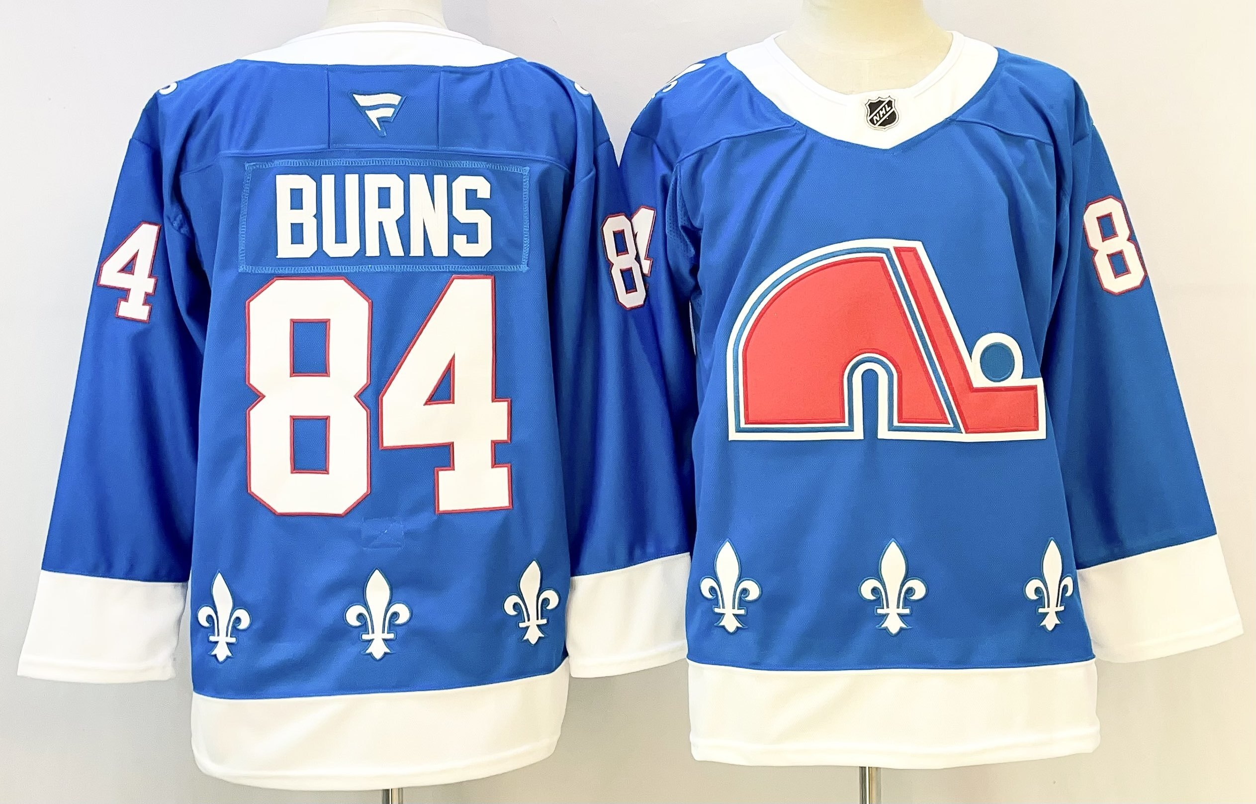 Men's Colorado Avalanche #84 Brent Burns Blue 2025 Stitched Hockey Jersey