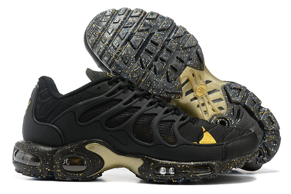 Men's Hot Sale Running Weapon Air Max TN Black Shoes 0221