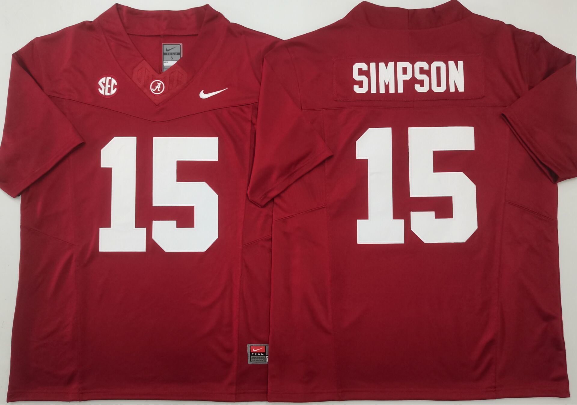 Georgia Bulldogs #15 Ty Simpson Red 2025 F.U.S.E. Stitched Jersey
