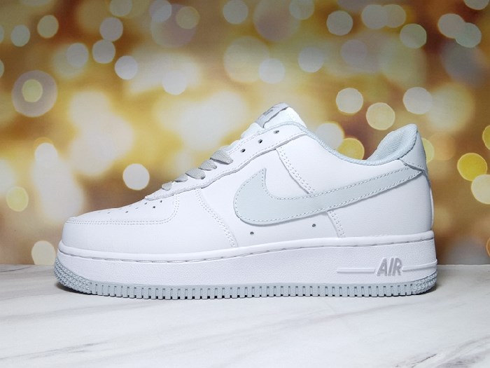 Men's Air Force 1 Low Grey/White Shoes 0172
