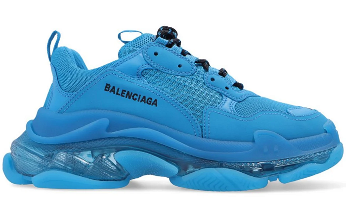 Men's Balenciaga ‘Triple S’ Blue Shoes 079