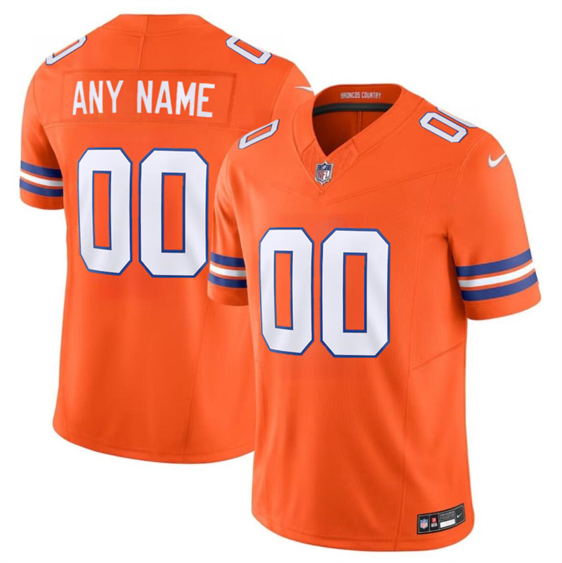 Youth Denver Broncos Active Player Custom Orange F.U.S.E. Mile High Collection 1977 Throwback Vapor Limited Stitched Football Jersey Youth Denver Broncos Active Player Custom Orange F.U.S.E. Mile High Collection 1977 Throwback Vapor Limited Stitched Football Jersey