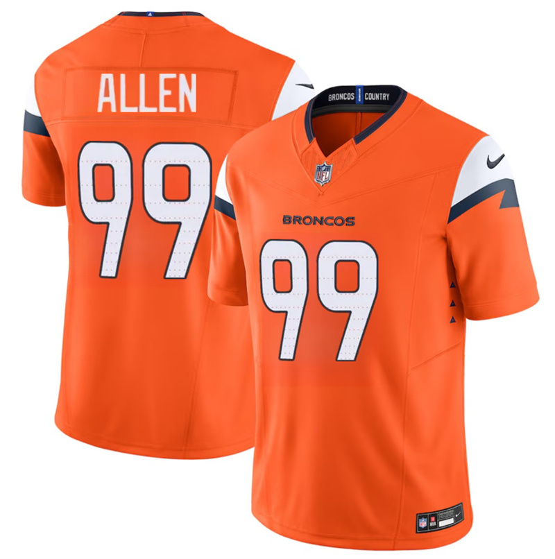 Youth Denver Broncos #99 Zach Allen Orange 2024 F.U.S.E. Vapor Limited Stitched Football Jersey Youth Denver Broncos #99 Zach Allen Orange 2024 F.U.S.E. Vapor Limited Stitched Football Jersey