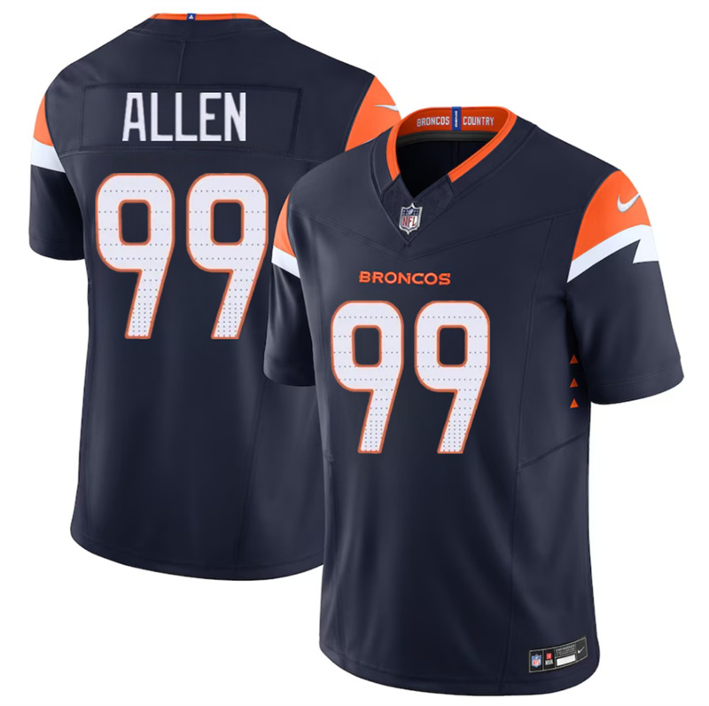 Youth Denver Broncos #99 Zach Allen Navy 2024 F.U.S.E. Alternate Vapor Limited Stitched Football Jersey Youth Denver Broncos #99 Zach Allen Navy 2024 F.U.S.E. Alternate Vapor Limited Stitched Football Jersey