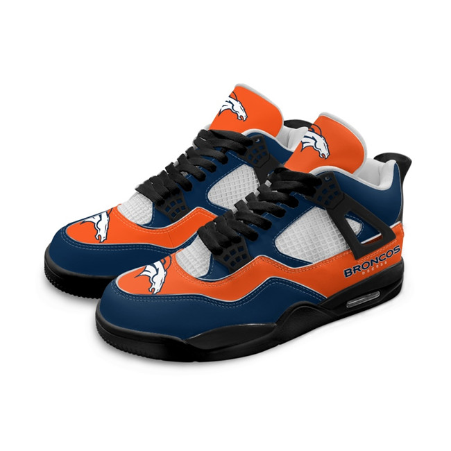 Women's Denver Broncos Running weapon Air Jordan 4 Shoes 0003