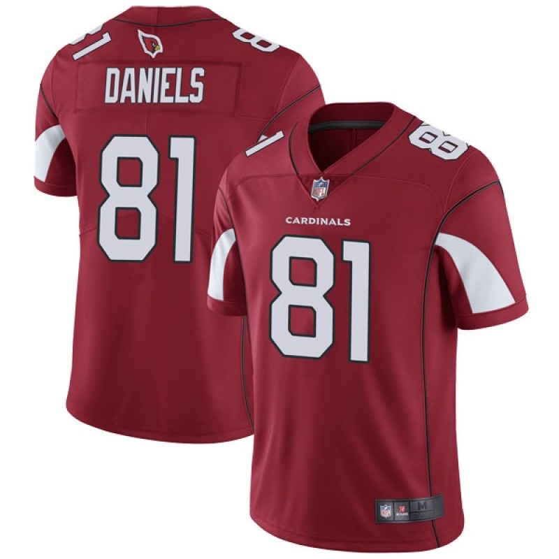Men's Arizona Cardinals #81 Darrell Daniels Red Vapor Untouchable Limited Stitched Jersey