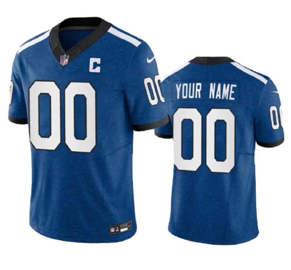 Youth Indianapolis Colts Active Player Custom Blue 2023 F.U.S.E. Throwback Vapor Untouchable Limited Stitched Football Jersey