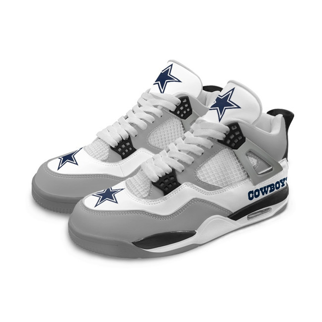 Men's Dallas Cowboys Running weapon Air Jordan 4 Shoes 002