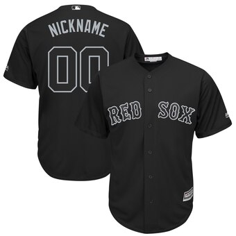 Boston Red Sox Majestic 2019 Players' Weekend Cool Base Roster Custom Jersey Black