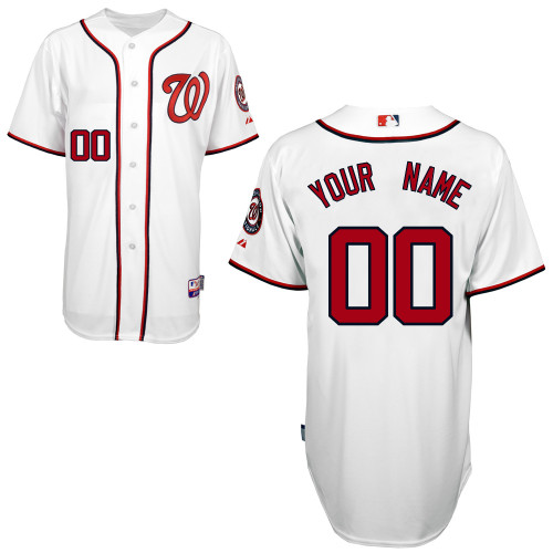 Nationals Authentic White 2011 Cool Base MLB Jersey (S-3XL)