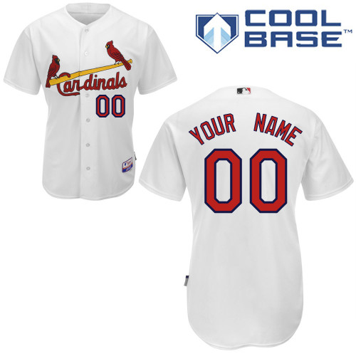 Cardinals Customized Authentic White Cool Base MLB Jersey (S-3XL)