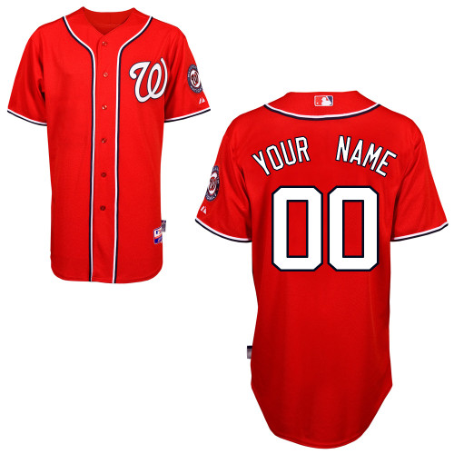 Nationals Authentic Red 2011 Cool Base MLB Jersey (S-3XL)