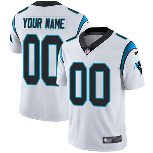 Nike Carolina Panthers ACTIVE PLAYER Customized White Stitched Vapor Untouchable Limited Men's NFL Jersey