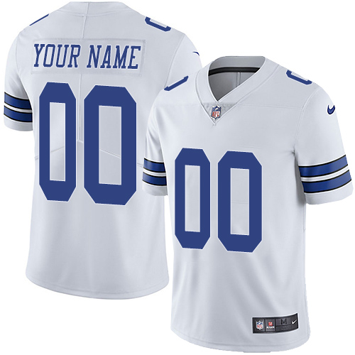 Nike Dallas Cowboys Customized White Stitched Vapor Untouchable Limited Youth NFL Jersey