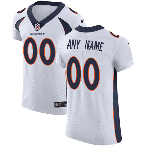 Nike Denver Broncos Customized White Stitched Vapor Untouchable Elite Men's NFL Jersey