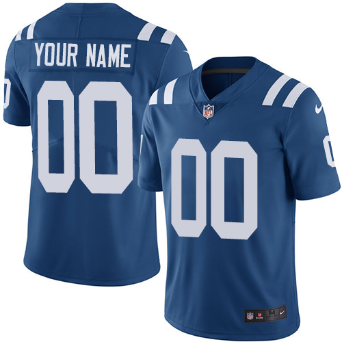 Nike Indianapolis Colts Customized Royal Blue Team Color Stitched Vapor Untouchable Limited Men's NFL Jersey