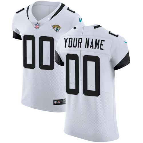 Nike Jacksonville Jaguars Customized White Stitched Vapor Untouchable Elite Men's NFL Jersey