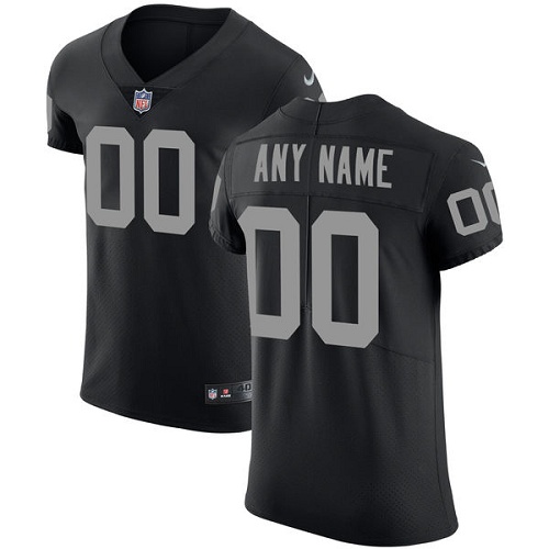 Nike Las Vegas Raiders Customized Black Team Color Stitched Vapor Untouchable Elite Men's NFL Jersey