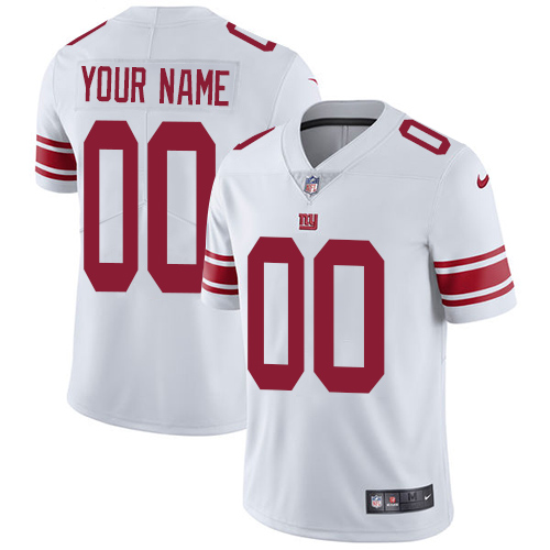 Nike New York Giants Customized White Stitched Vapor Untouchable Limited Men's NFL Jersey