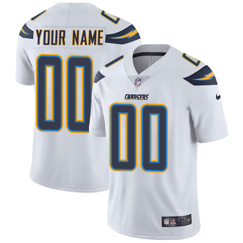 Nike San Diego Chargers Customized White Stitched Vapor Untouchable Limited Youth NFL Jersey