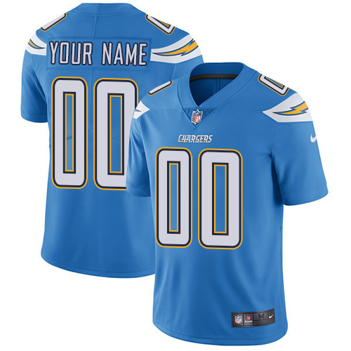 Nike San Diego Chargers Customized Electric Blue Alternate Stitched Vapor Untouchable Limited Youth NFL Jersey