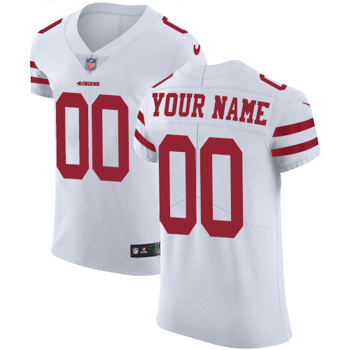 Nike San Francisco 49ers Customized White Stitched Vapor Untouchable Elite Men's NFL Jersey