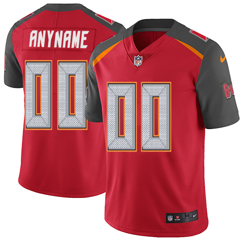 Nike Tampa Bay Buccaneers Customized Red Team Color Stitched Vapor Untouchable Limited Youth NFL Jersey