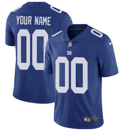 Men's New York Giants ACTIVE PLAYER Custom Blue NFL Vapor Untouchable Limited Stitched Jersey