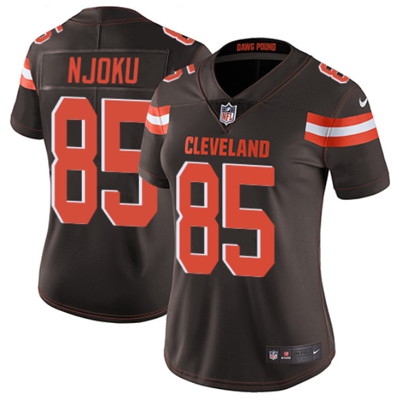 Women's Clever Browns ACTIVE PLAYER Custom Team Color Vapor Untouchable Limited Stitched Jersey