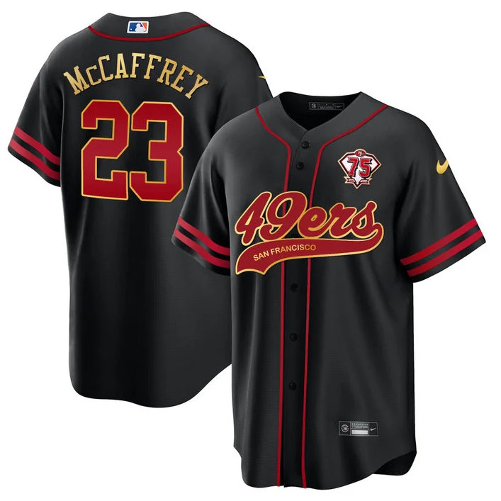 Women's San Francisco 49ers Customized Black and Red Stitched Cool Base Jersey