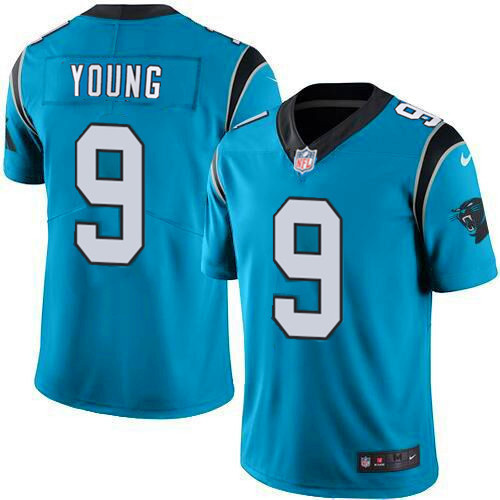 Toddlers Carolina Panthers #9 Bryce Young Blue Vapor Untouchable Limited Stitched Football Jersey