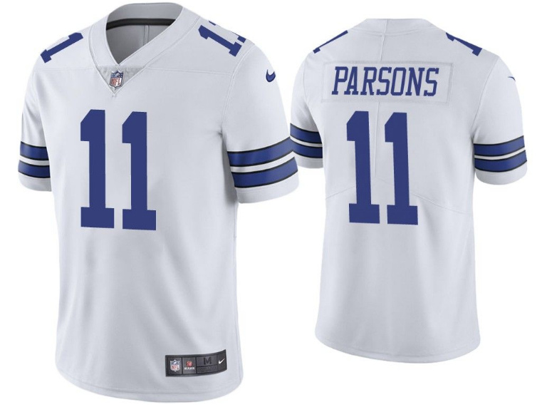 Toddlers Dallas Cowboys #11 Micah Parsons White Vapor Limited Stitched Jersey