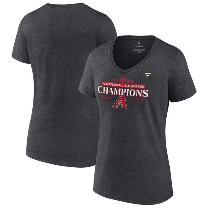 Women's Arizona Diamondbacks Black 2023 World Series Collection T-Shirt(Run Small)