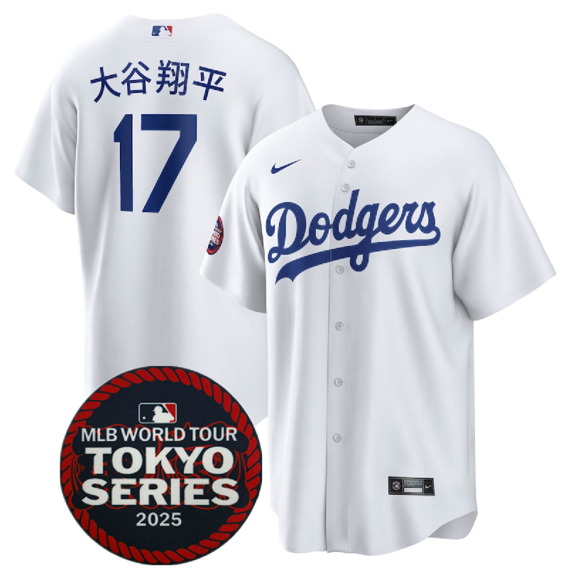 Men's Los Angeles Dodgers #17 大谷翔平 White 2025 World Tour: Tokyo Series Home Stitched Baseball Jersey Men's Los Angeles Dodgers #17 大谷翔平 White 2025 World Tour: Tokyo Series Home Stitched Baseball Jersey