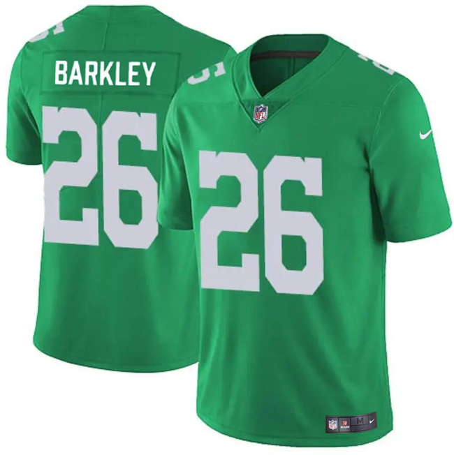 Youth Philadelphia Eagles #26 Saquon Barkley Kelly Green Vapor Untouchable Limited Stitched Football Jersey