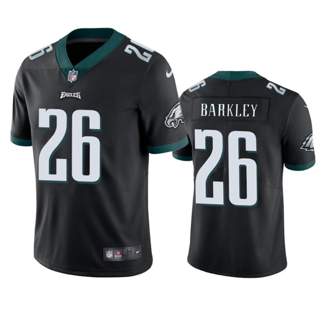 Youth Philadelphia Eagles #26 Saquon Barkley Black Vapor Untouchable Limited Stitched Football Jersey