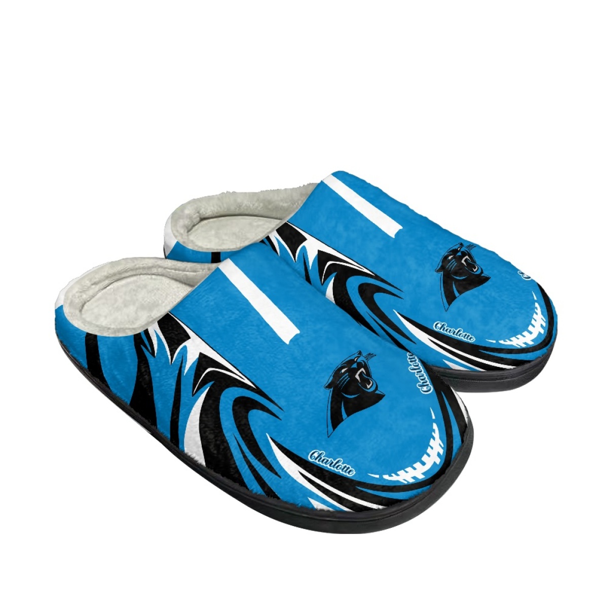 Men's Carolina Panthers Slippers/Shoes 004