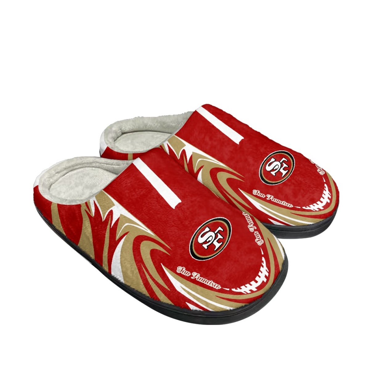 Women's San Francisco 49ers Slippers/Shoes 004